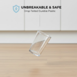 Apex Clear Plastic Tumbler / Glass Set – 6-Piece Unbreakable - Image 4