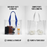 Multifunction Transparent Bag With Handle Bag (45×30×14 CM / 1 pc) - Image 2