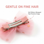 Hair Bow Knot Clip Suitable For Girls (1 Pc), Hair accessories - Image 2