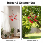 Wind Chimes Wall Hanging Handmade Art for Garden and Home Decor (Mix Design / 1 Pc) - Image 3