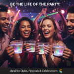 Heart Shape Activated Blinking Led Glass Cup - Image 2