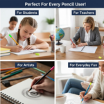 Pencil Top Eraser Rubber Erasers (1 Pc / Mix Colour & Design) - Image 5