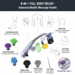 Electric 8 In 1 Full Body Massager, Magic Massager (1 Set) - Image 5