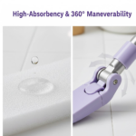 Automatic Cloth Changing Mini Mop with Push Pull Cloth Changing Handle (1 Pc) - Image 4