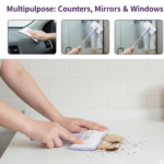 Automatic Cloth Changing Mini Mop with Push Pull Cloth Changing Handle (1 Pc) - Image 5