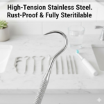 7 IN 1 STAINLESS STEEL TOOTHPICK FLOSSIER SET (1 SET / With Case) - Image 2