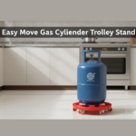 Gas Cylinder Trolley Stand with Movable Wheels - Image 8