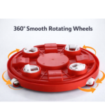 Gas Cylinder Trolley Stand with Movable Wheels - Image 6