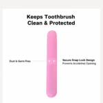Plastic Hygienic Toothbrush Travel Portable Case - Image 3