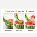 Plastic Watermelon Cutter, Slicer, Corer & Server – Easy to Use Fruit Tool - Image 4