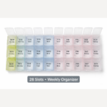 Weekly Pill Case 28-Slot Medicine Organizer - Image 2