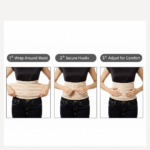 2 Hooks Waist Trimmer Belt Shaper Cincher Trimmer Body shape - (L) - Image 2