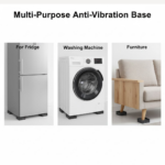 Refrigerator base Stand 4pcs, Washing Machine Stand, Furniture Base Stand, Fridge - Image 2