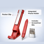 Pen-Shaped Phone Holder with Screwdriver Sets - Image 3