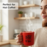 Coffee Mug With Spoon and box packing, Used for Drinking and Taking Coffees - Image 3