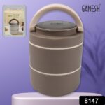 Ganesh Stack 2-Layer Stainless Steel Leak-Proof Lunch Box for Office, School, Picnic - Image 7