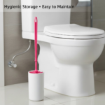 Plastic Round Toilet Cleaner Brush - Image 2