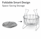 Foldable Strainer Chef Basket - Image 11