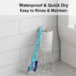 2 In 1 Double Hockey Stick Shape Toilet Brush - Image 5