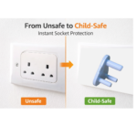 Safety Cover Guards for Electric Socket Plug  (Small) - Image 3