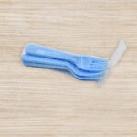 Reusable Heavy Weight Plastic Forks Serving Fork Set for Kitchen Travel Home 5 Pc - Image 8