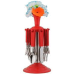 New Stylish 24 Pcs Plastic, Stainless Steel Cutlery Set (Pack of 24) - Image 9