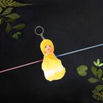 2-in-1 Kids Doll Bracelet Keychain – Stylish Soft Toy Bracelet & Bag Charm - Image 4