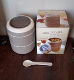 Ganesh Stack 2-Layer Stainless Steel Leak-Proof Lunch Box for Office, School, Picnic - Image 12