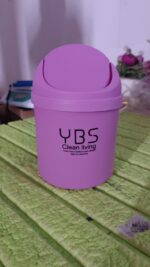 Mini Trash Can with Lid Small Tiny Trash Bin (18x13 Cm / 1 Pc) - Image 8