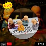 Baby Buddha 4Pc and show piece used for house, office and official decorations etc - Image 2