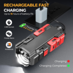 Rechargeable Mini LED Flashlight with Power Bank, 3 Modes (1 Pc) - Image 2