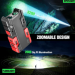 Rechargeable Mini LED Flashlight with Power Bank, 3 Modes (1 Pc) - Image 6