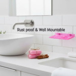 3-in-1 Glass Soap Dish for Bathroom Ware by Pure Source India - Image 3