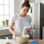 Plastic Transparent Container Air Tight Dabba Set (3000ml, 2000ml, 1000ml, 750ml, 500ml) - Image 2