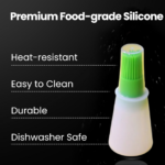 Silicone Cooking Oil Bottle With Basting Brush (Cap Not Include) - Image 5