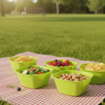 Square Plastic Bowl For Serving Food (Pack of 4) - Image 6