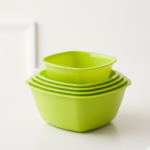 Square Plastic Bowl For Serving Food (Pack of 4) - Image 2