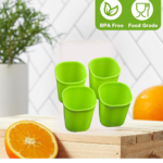 Plastic Drinking Glass Set For Drinking Milk Water Juice (Pack of 4) - Image 3