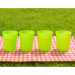 Plastic Drinking Glass Set For Drinking Milk Water Juice (Pack of 4) - Image 5