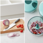 Manual Stainless Steel Handheld Vegetable Chopper with 5 Blades (750 ml) - Image 7