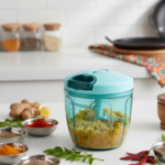 Manual Stainless Steel Handheld Vegetable Chopper with 5 Blades (750 ml) - Image 4