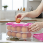 Double Layer 24 Grid Egg Storage Box for Egg Storage Container - Image 4