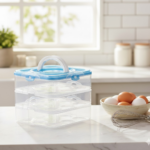 3-Layer Plastic Refrigerator Egg Storage Box (36 Grid) - Image 3