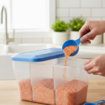 Plastic Square Storage Organiser Container (750ML Capacity) - Image 2