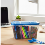 Plastic Square Storage Organiser Container (750ML Capacity) - Image 8