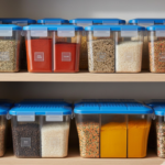 Plastic Square Storage Organiser Container (750ML Capacity) - Image 7