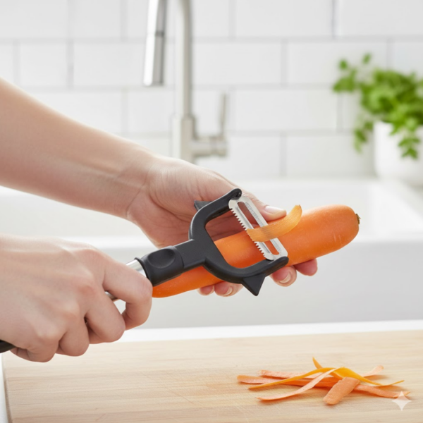 2-in-1 Julienne Vegetable Peeler