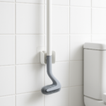 Golf Toilet Cleaner Brush  & Magic Sticker Holder