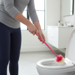 Round Plastic Toilet Brush