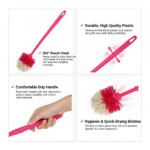 Plastic Round Toilet Cleaner Brush - Image 6